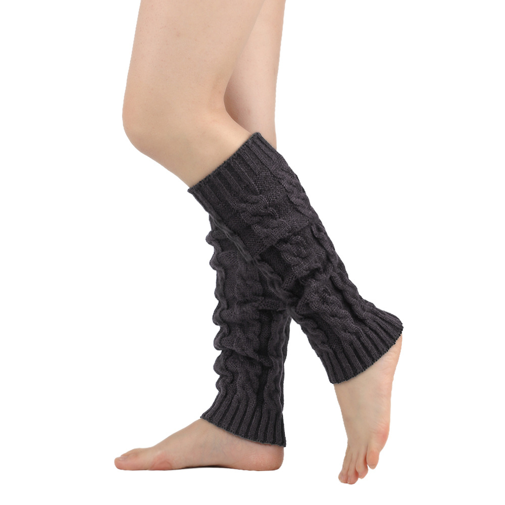 Knit Leg Warmers Warm Boot Socks for Women Cozy Leggings Knee High Thermal Socks